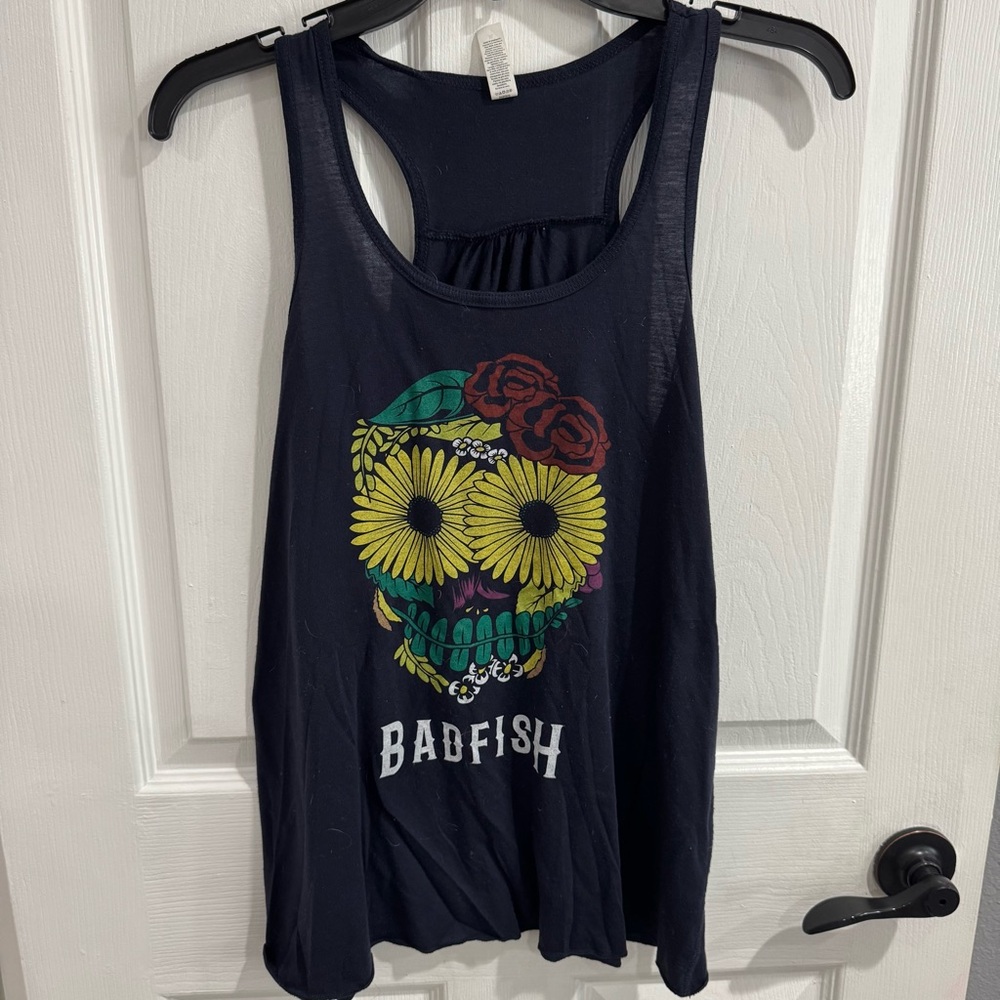 Badfish‎ Graphic Skull Racerback Tank Top – Bella + Canvas – XL NWOT